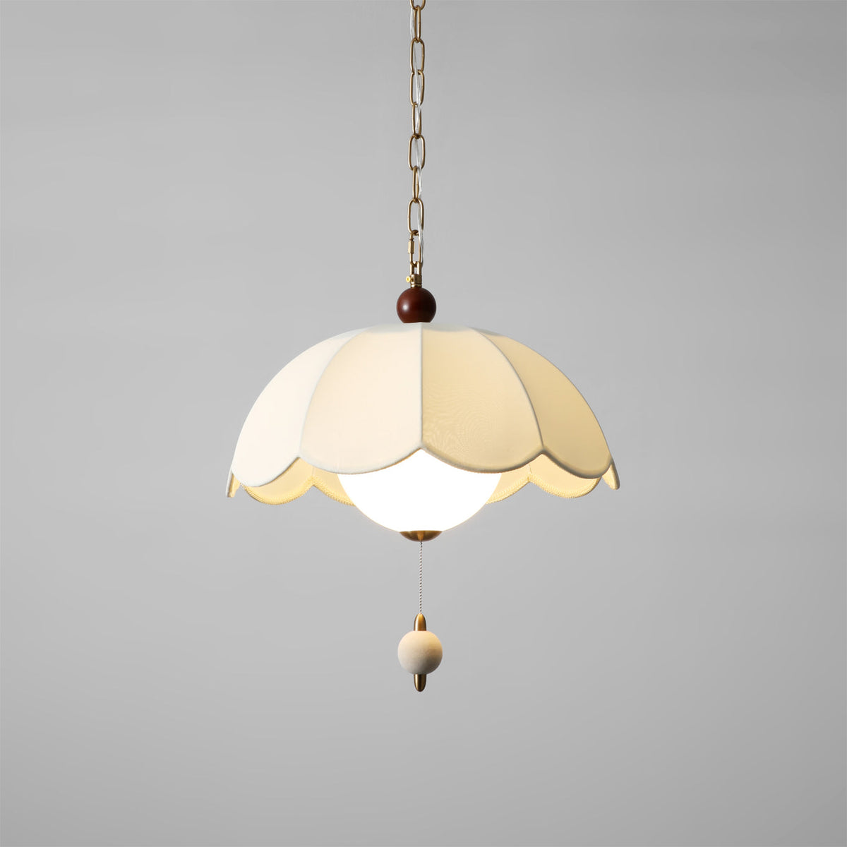 Full product view of the Oriente Pendant Light on a white background.
