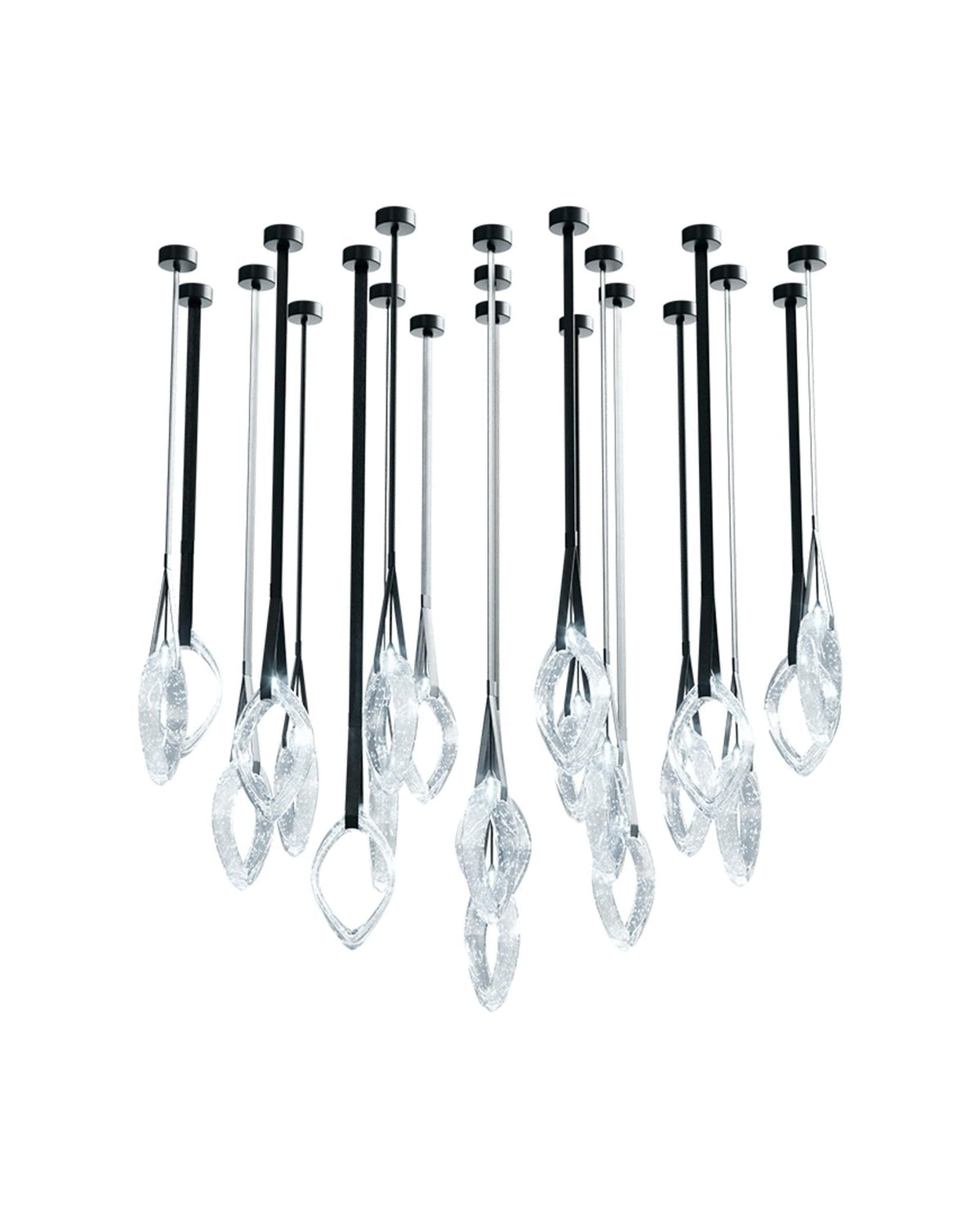 Ivvyne Lustre Moderne et Élégant en Verre