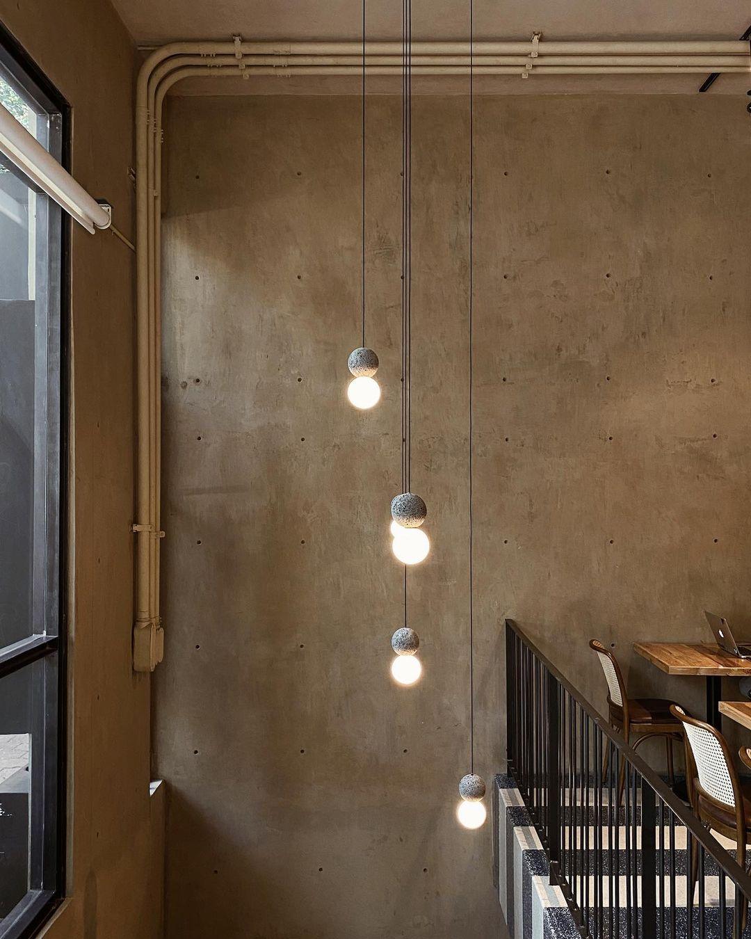 Solvicen Suspension Minimaliste en Ciment