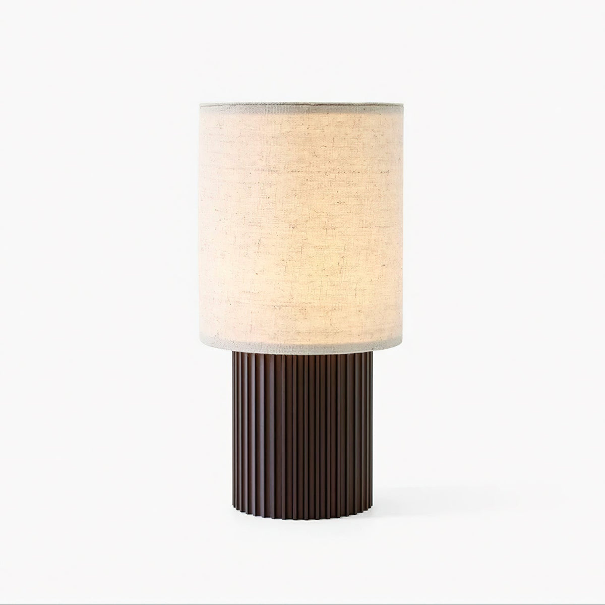 Ripples Lampe de Table en Bois Et Tissu