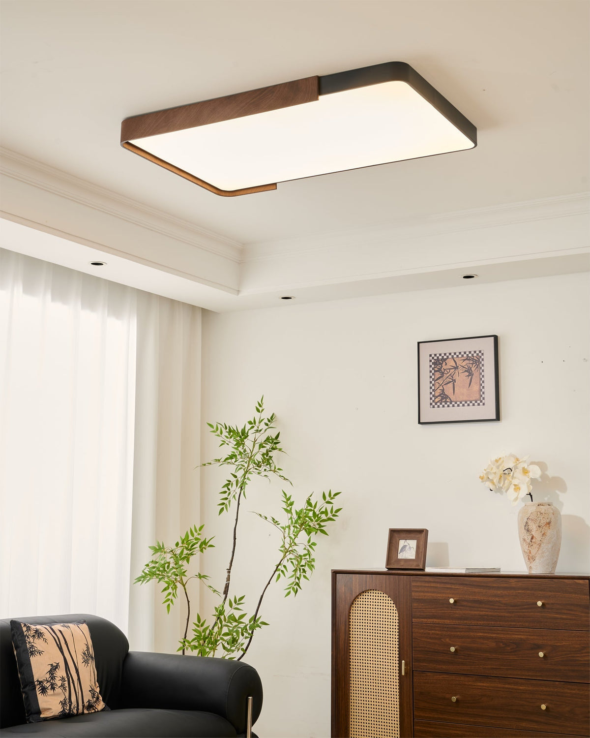 Top-down view of the Orren Ceiling Light's graphic shape.