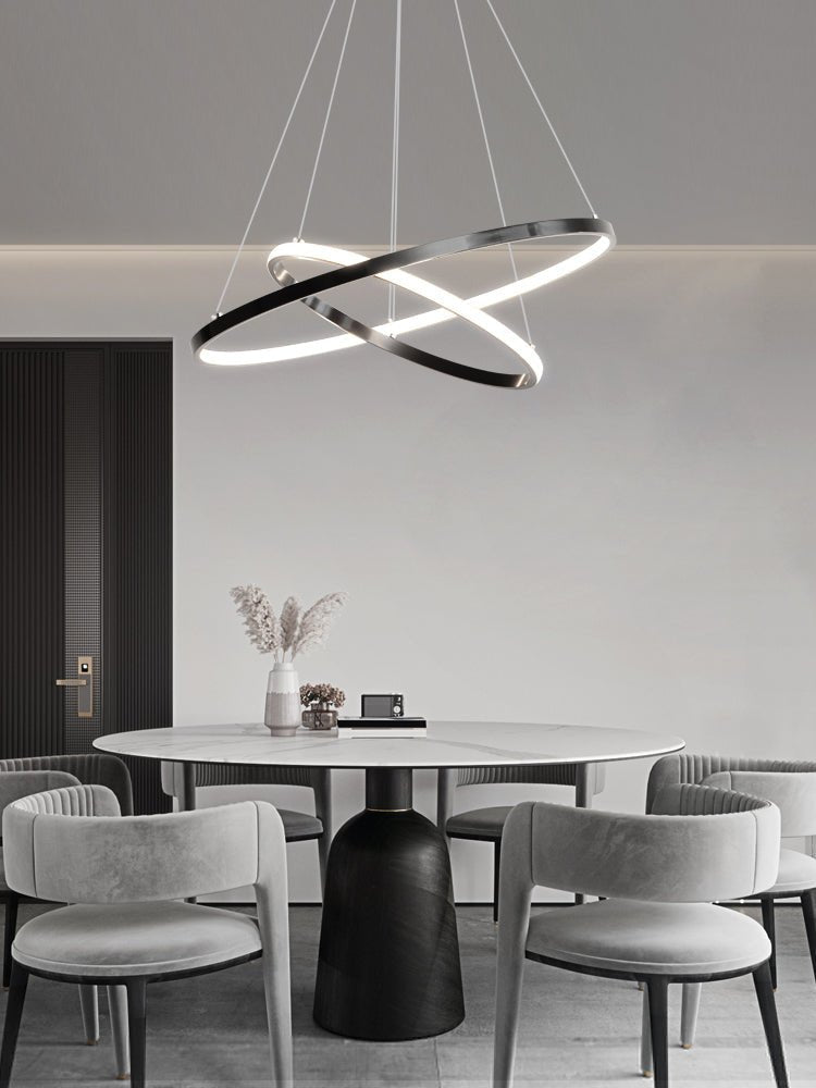 Mirene Lustre Anneaux Modernes Minimalistes en Laiton