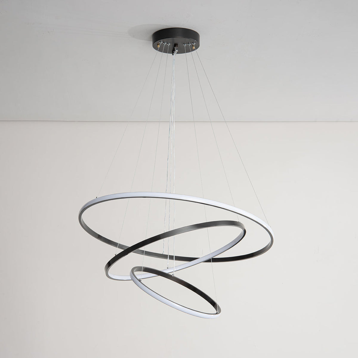 Mirene Lustre Anneaux Modernes Minimalistes en Laiton