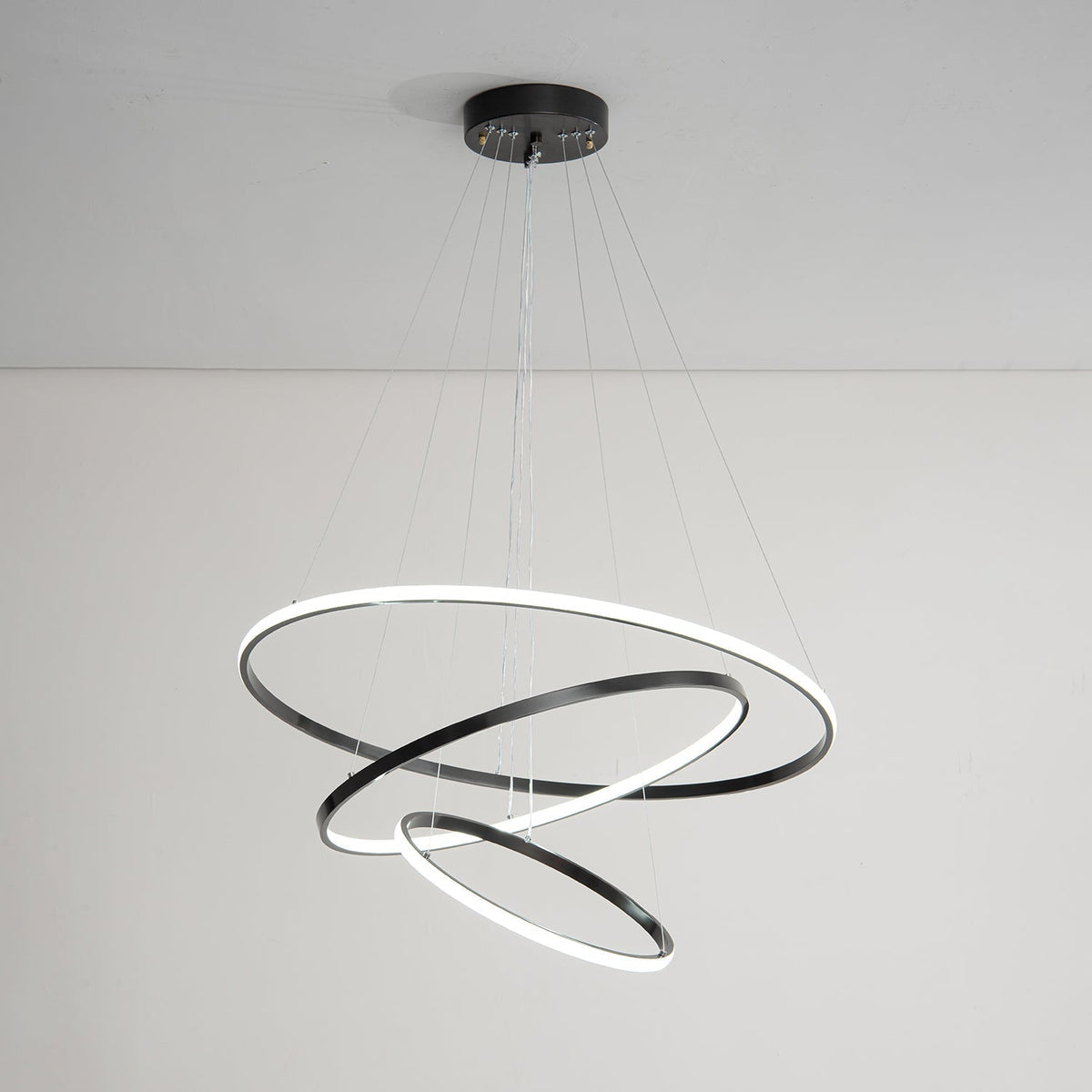 Mirene Lustre Anneaux Modernes Minimalistes en Laiton