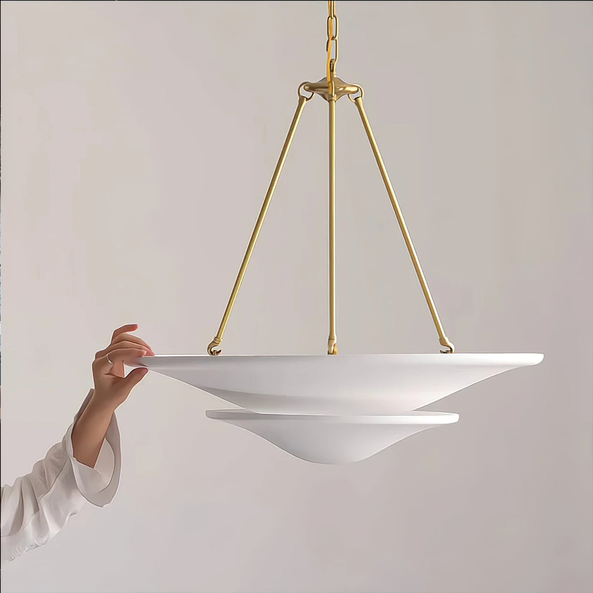 Belevia Suspension Moderne en Plâtre