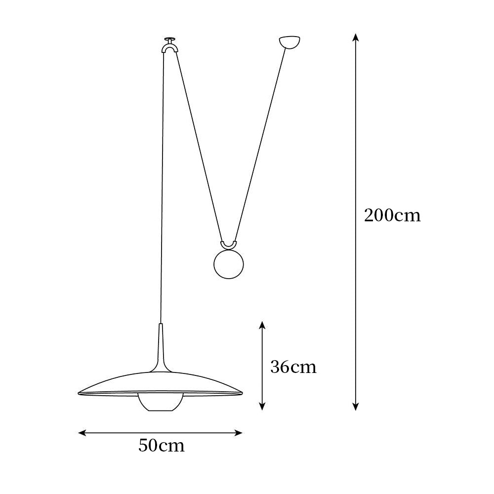 Pendant Lamp Adjustable Pulley Drop Chrome Finish Sleek Modern-Neutral Decor