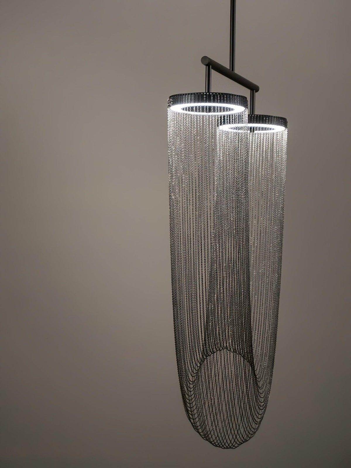 Veyria Suspension en Chaîne de Cuivre Moderne
