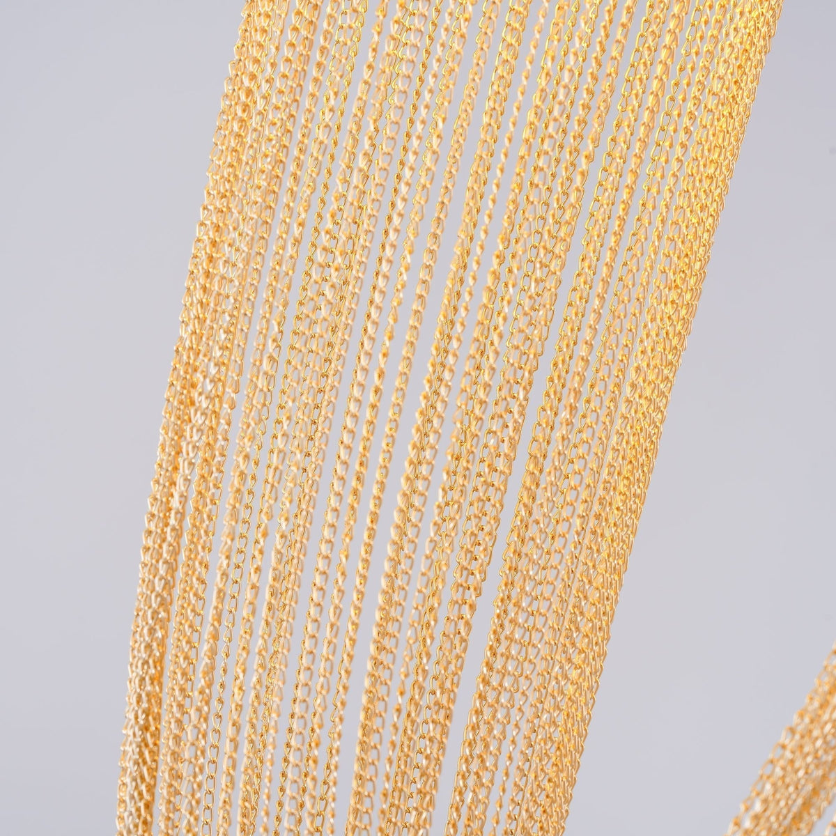 Veyria Suspension en Chaîne de Cuivre Moderne