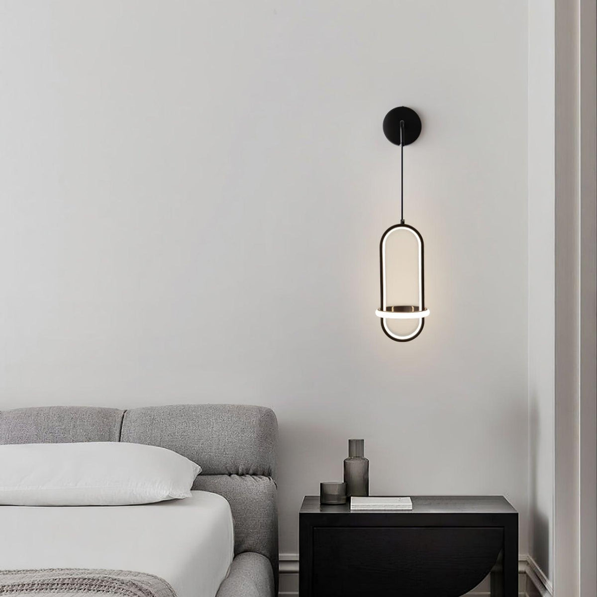 Vivianne Lampe Murale Ovale Moderne Minimaliste