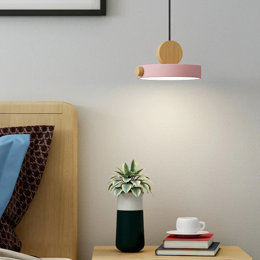 Valentina Design LED Suspension Métal/Acrylique /Bois Salon