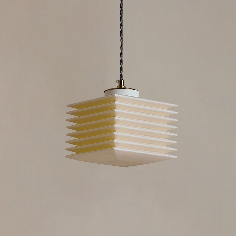 Two Pagoda Pendant Lamps hanging at different heights.
