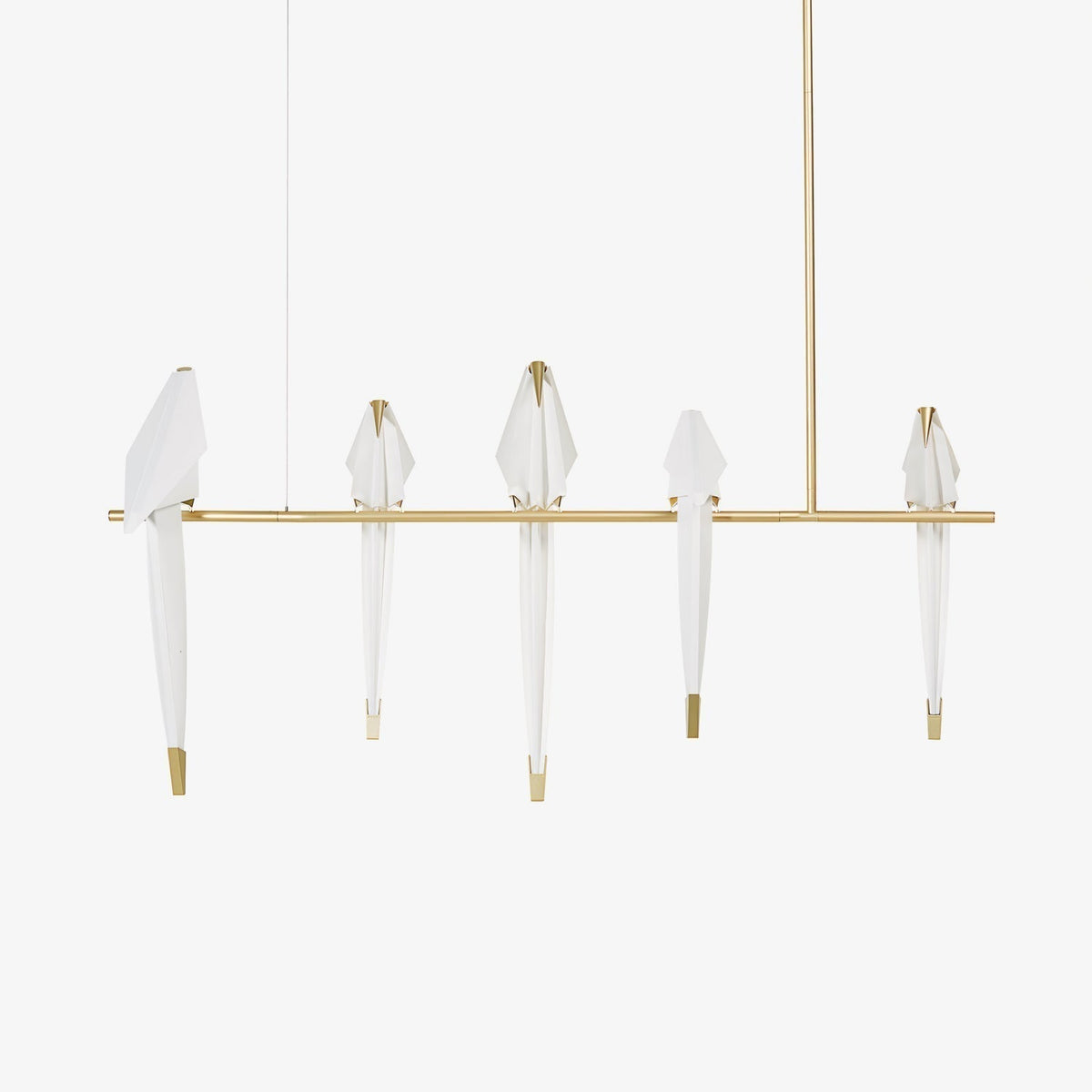 Mavelle Lustre Grue en Papier Sculpturale LED