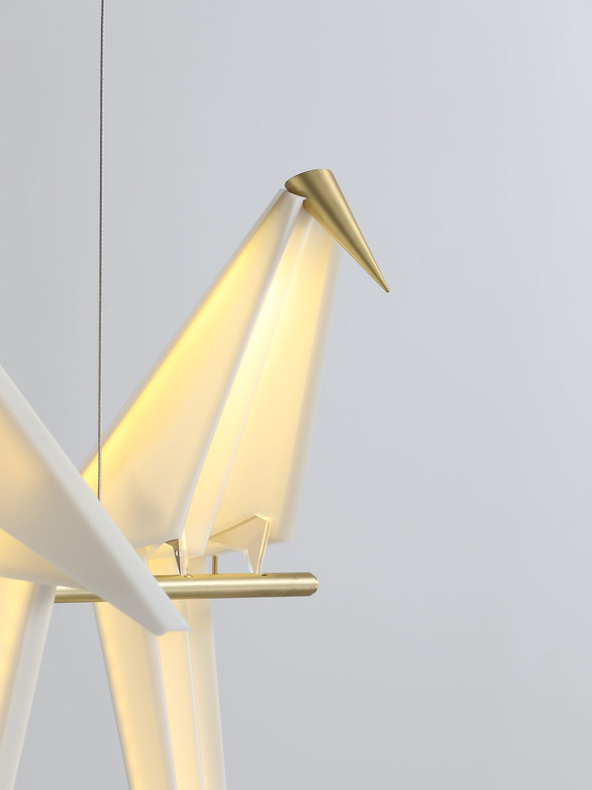 Mavelle Lustre Grue en Papier Sculpturale LED