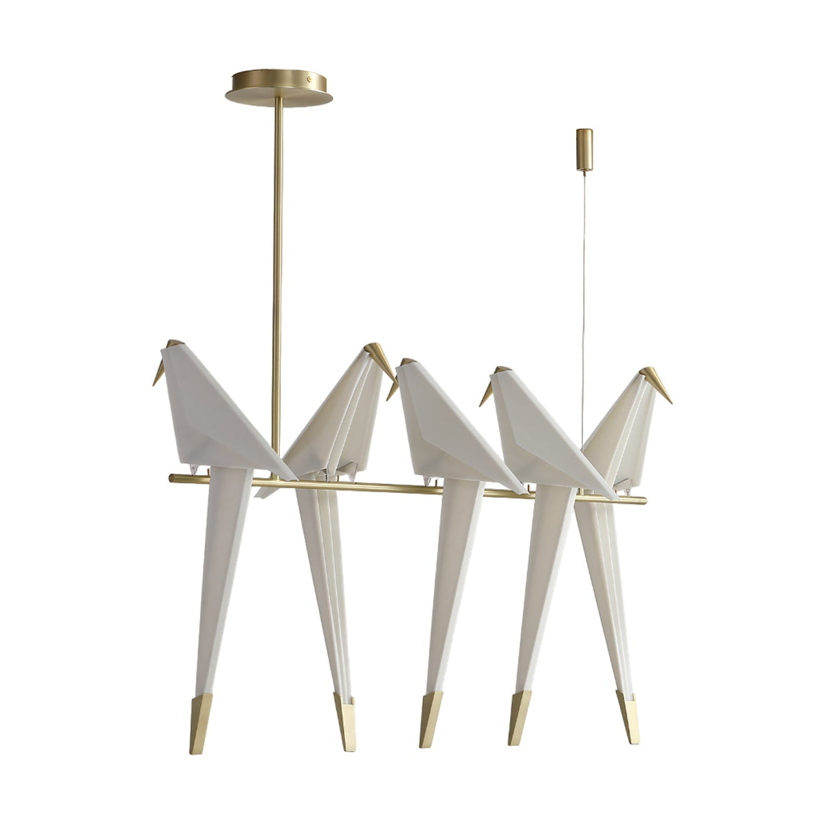 Mavelle Lustre Grue en Papier Sculpturale LED