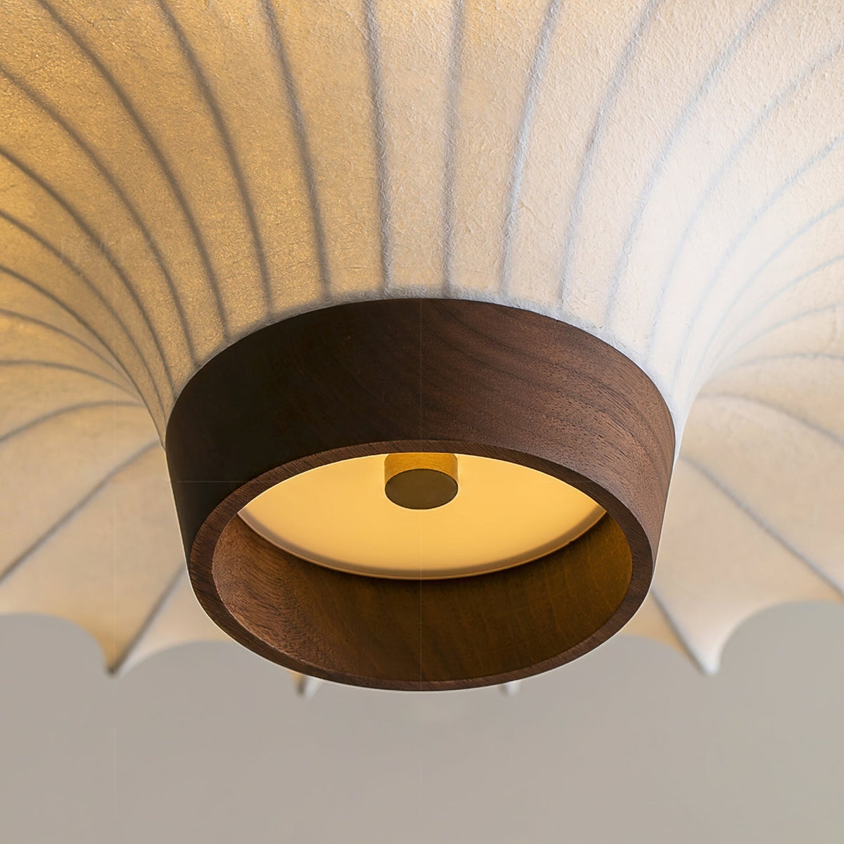 The large size (60cm) Parasol Pendant Light against a plain background.