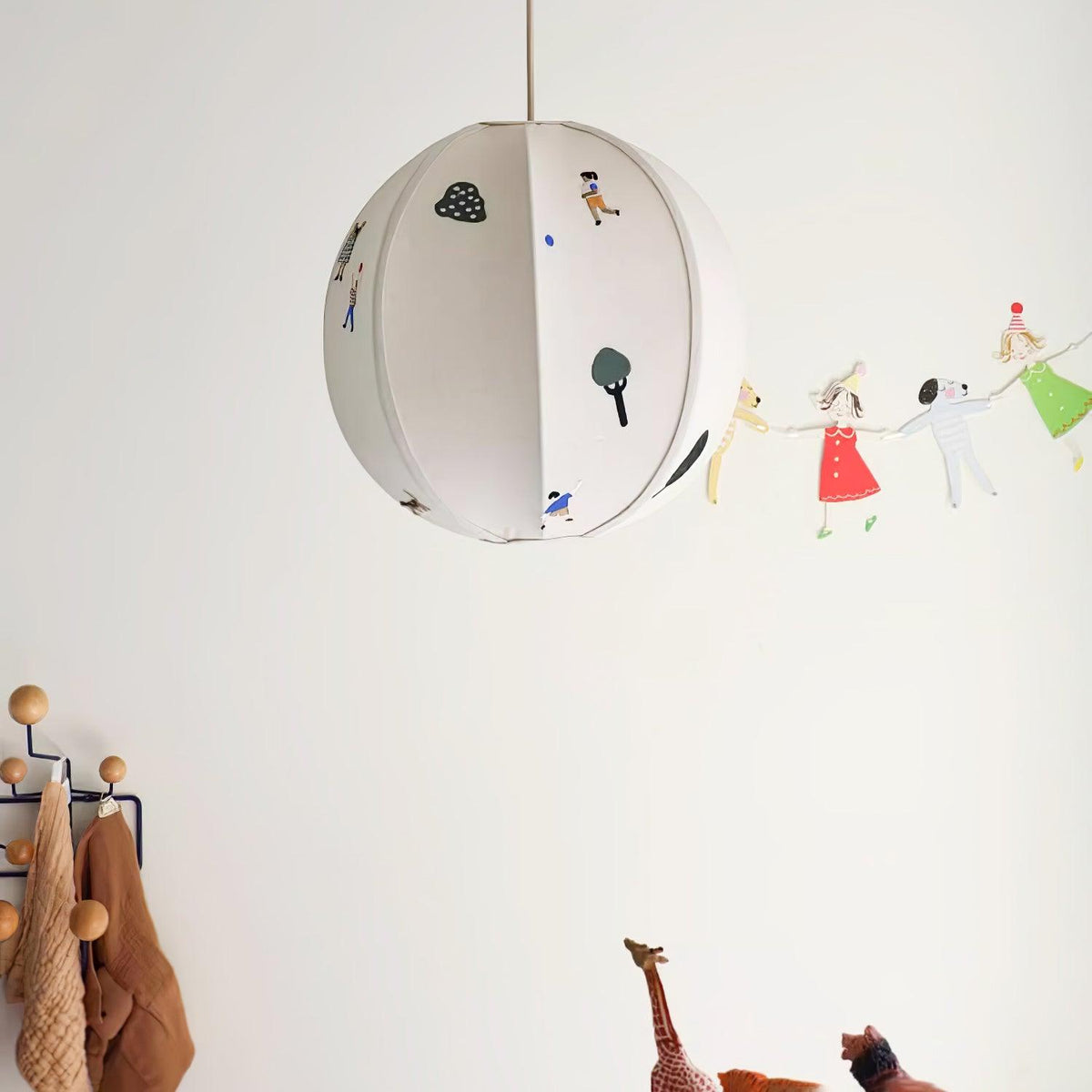 Zelarace Suspension Moderne en Tissu
