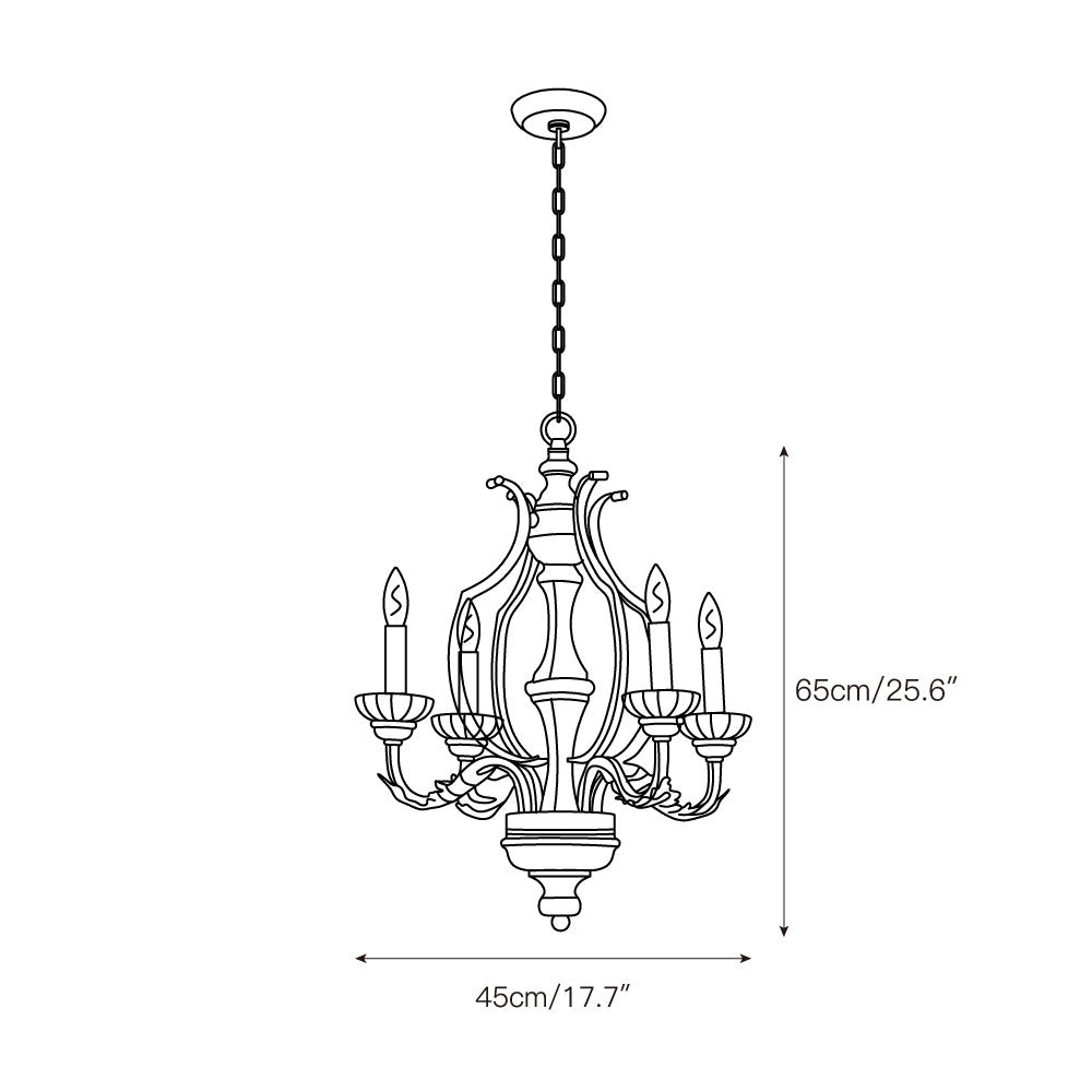 Orinira Suspension Bois Industriel Vintage