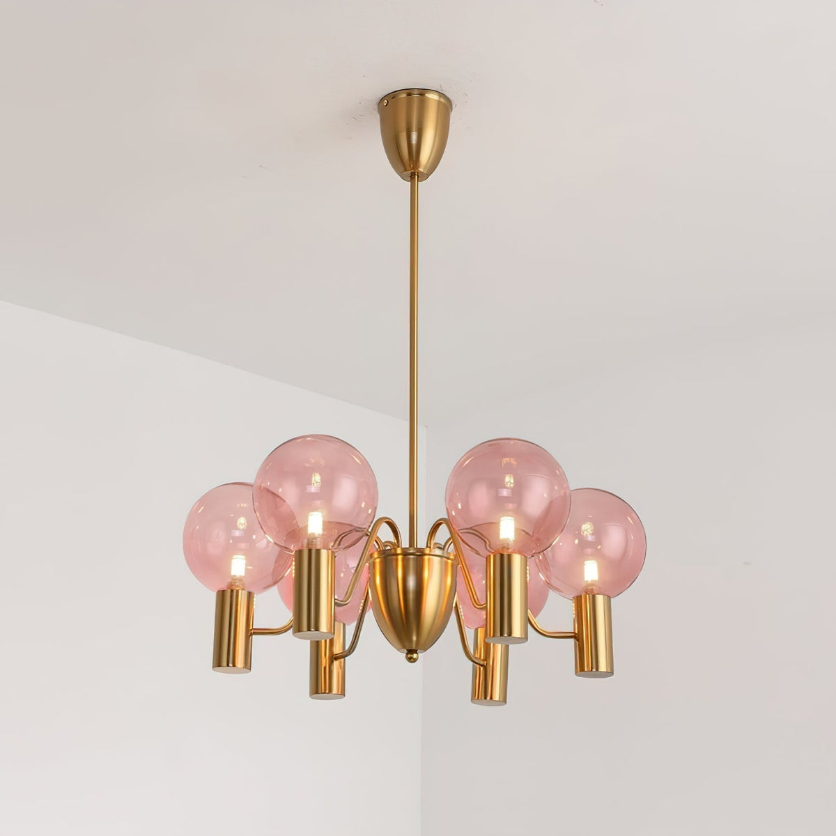 Evmarara Postmodern Luxury Metal Glass Lustre