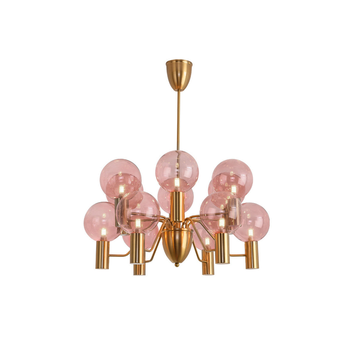 Evmarara Postmodern Luxury Metal Glass Lustre