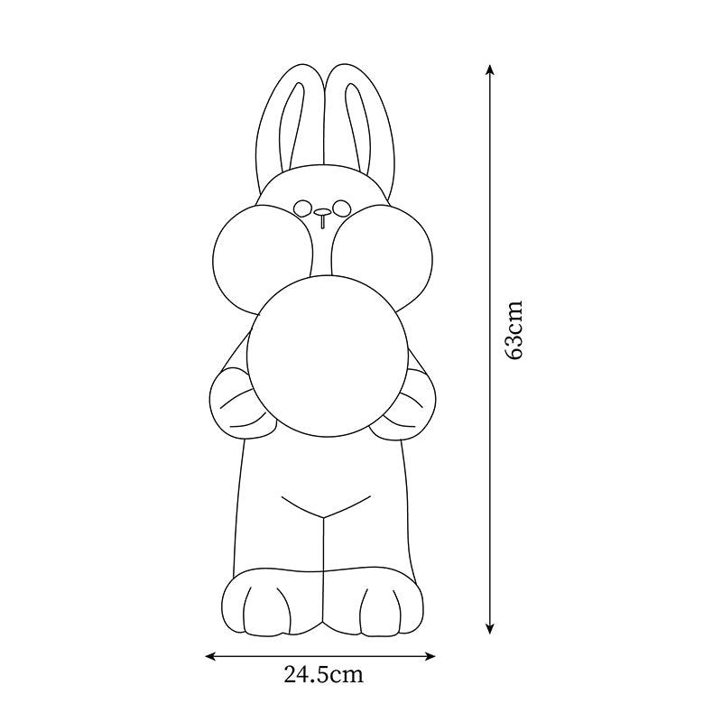 Peach Lampadaire Lapin