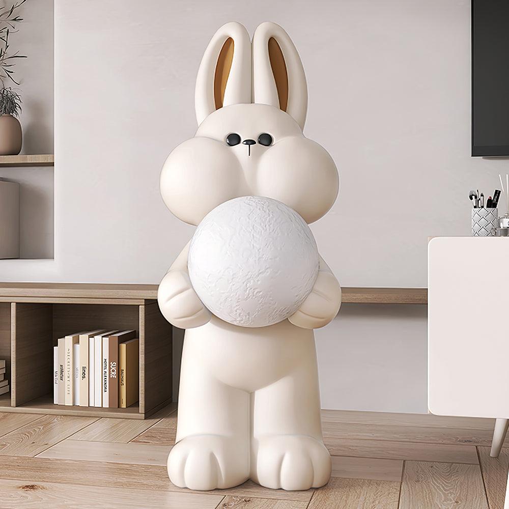 Peach Lampadaire Lapin