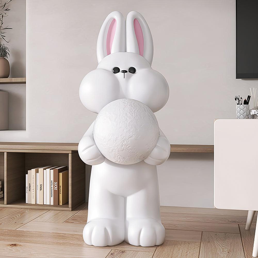 Peach Lampadaire Lapin