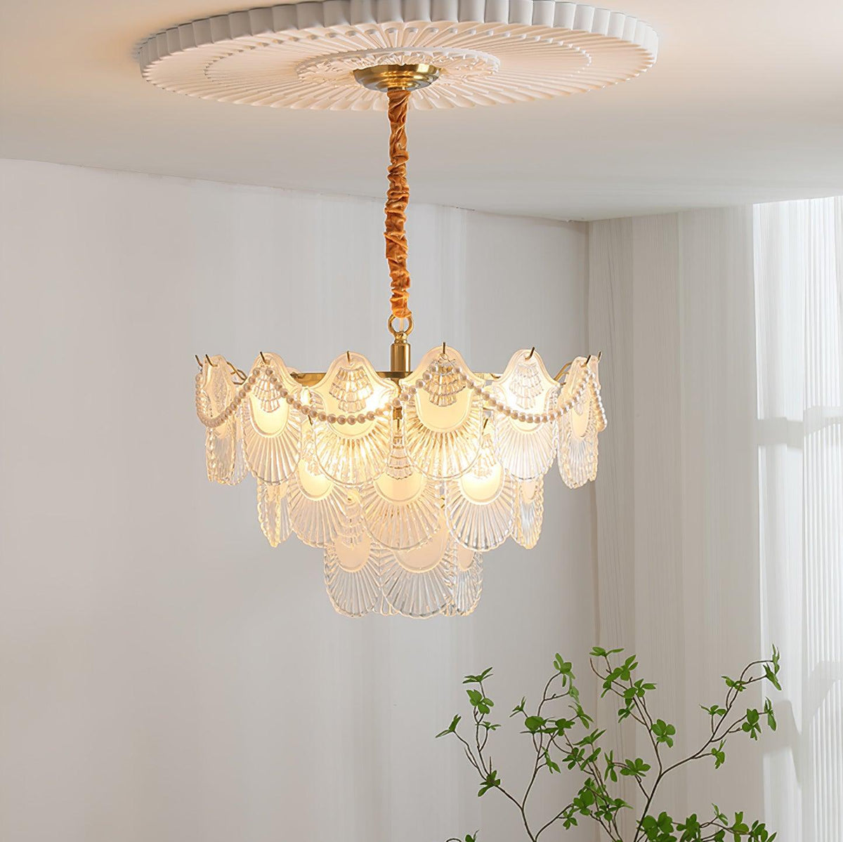 Brinina Lustre Perle Verre Coquille