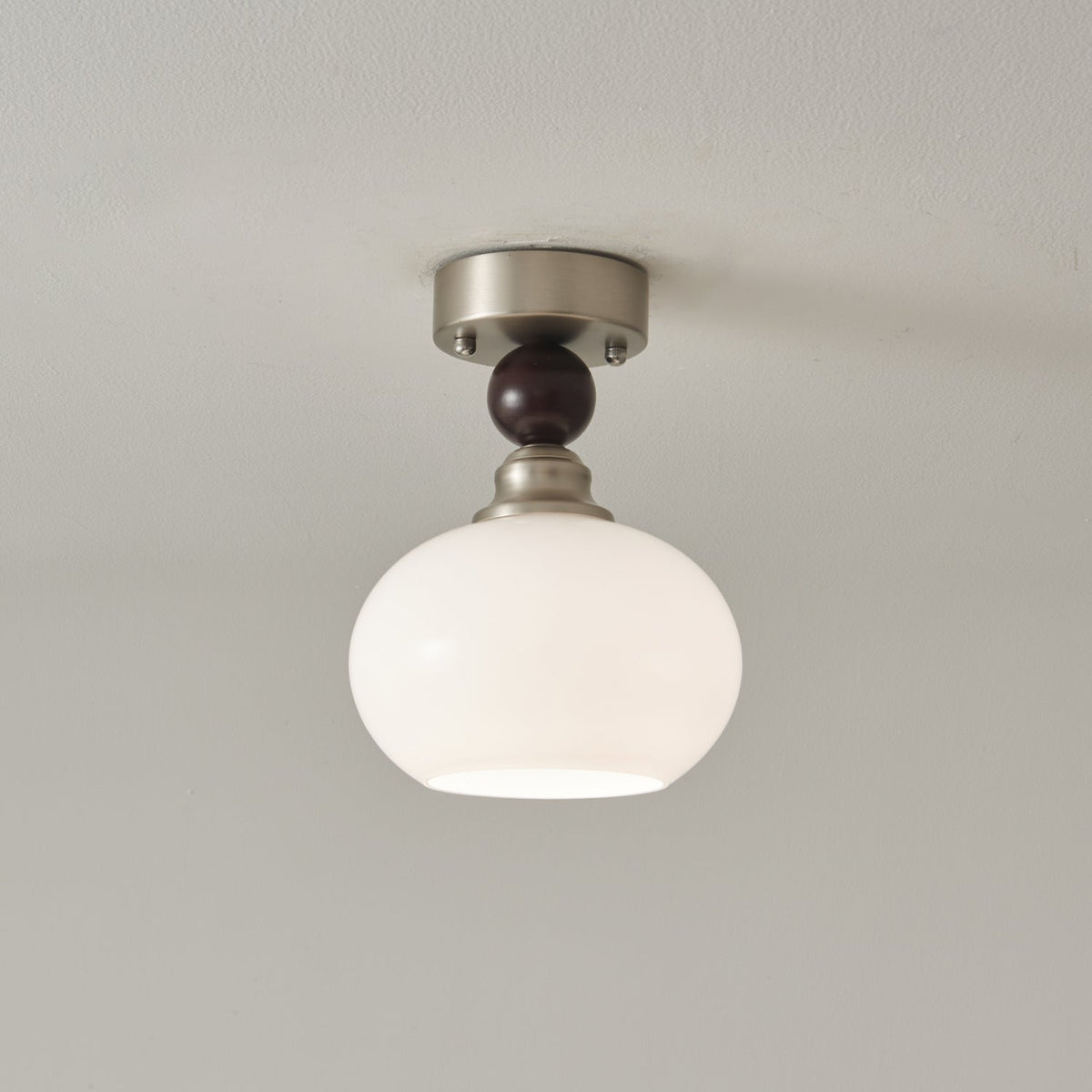 Lorivia Plafonnier en Verre Perle Sphère Minimaliste Moderne