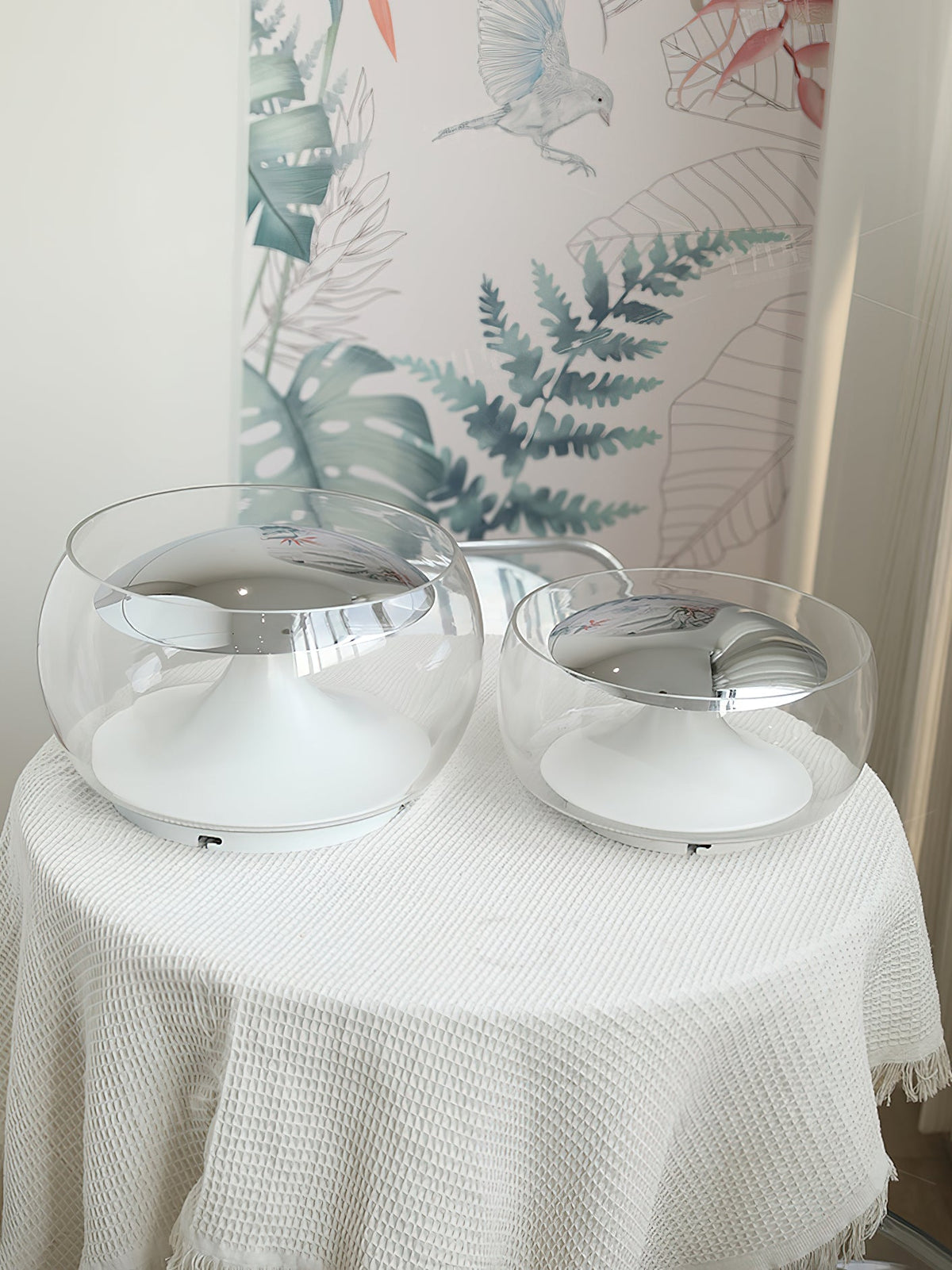 Darenielle Nordic Art Pendule Verre Plafonnier Lumière