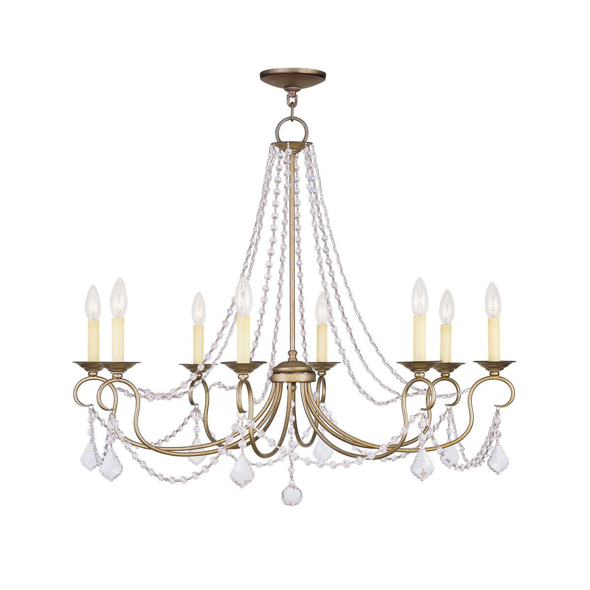 Mysorarae Lustre Laiton Cristal Luxe Postmoderne