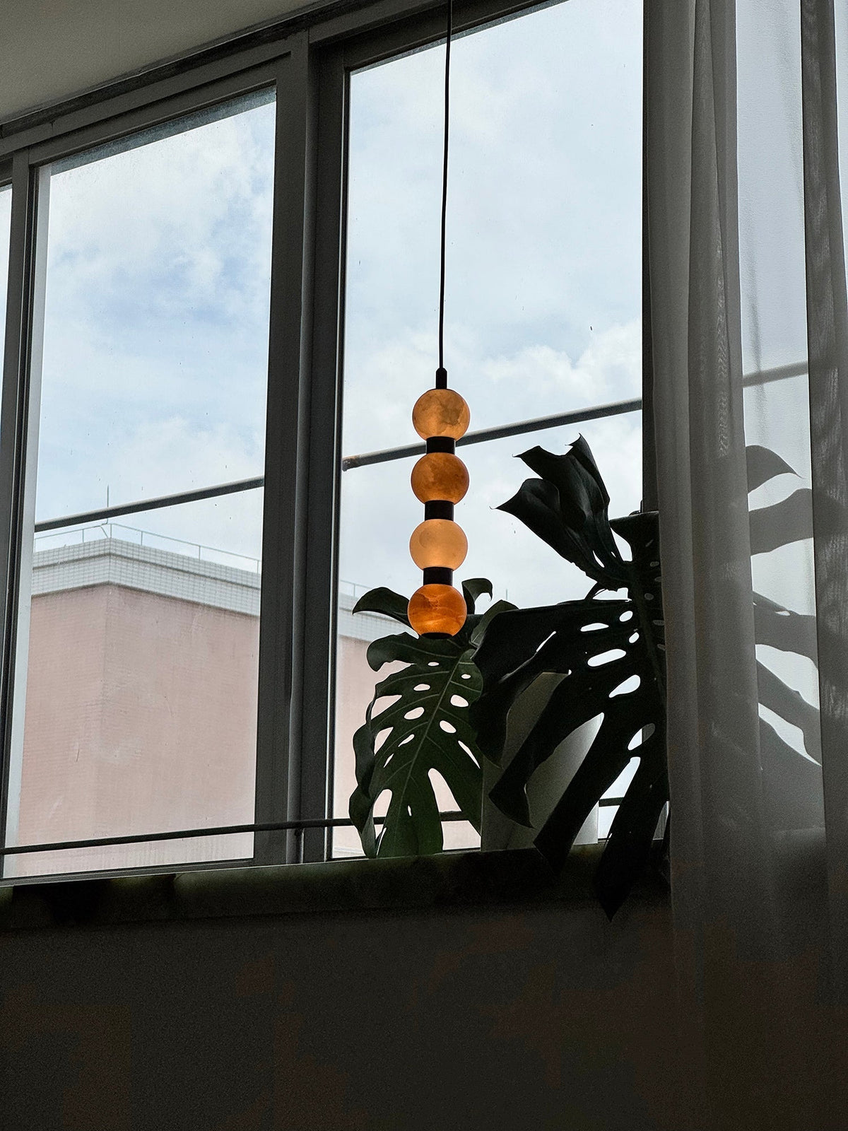 Ulshae Suspension Art Marbre Minimaliste Moderne