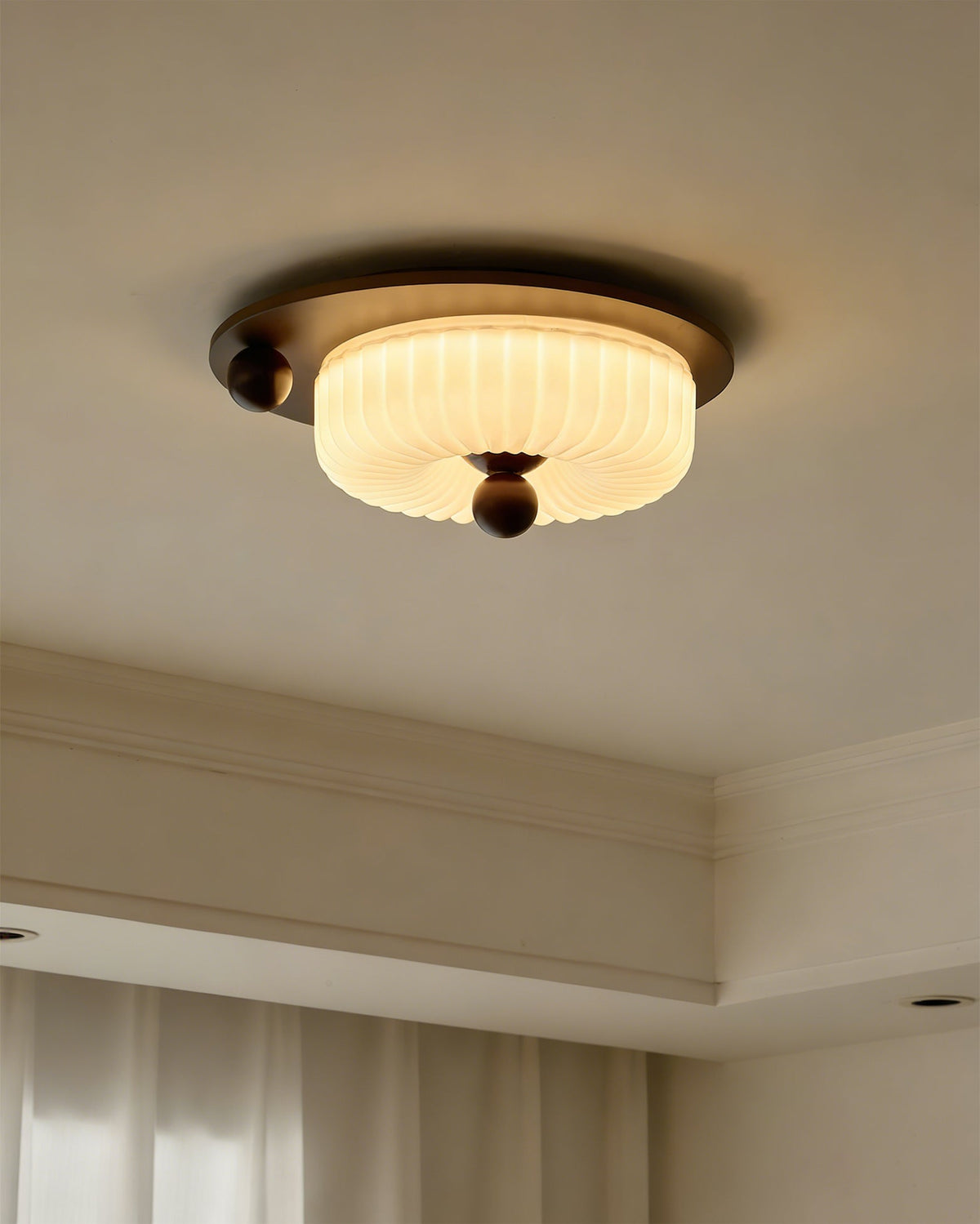 Lifestyle image of the Perth Ceiling Light in a hallway.