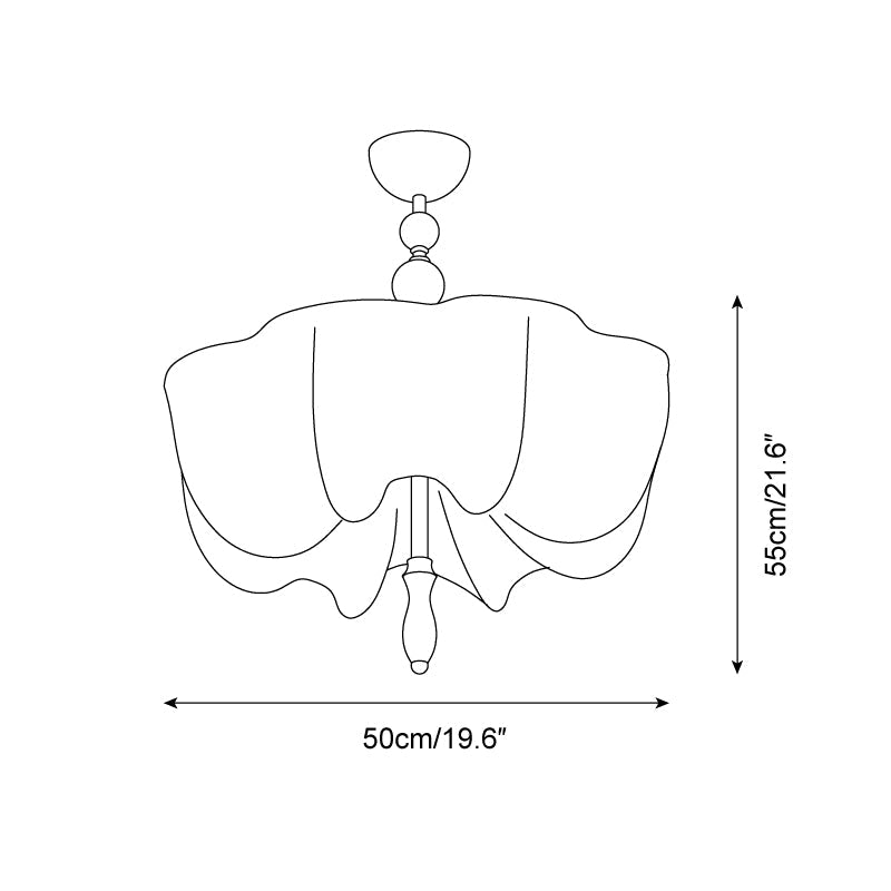 Petalia Ceiling Lamp-Neutral Decor