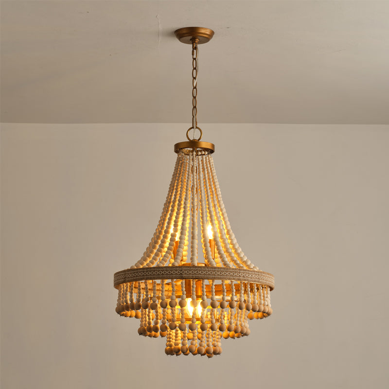 Avrinir Lustre Bois Luxe Postmoderne Grand