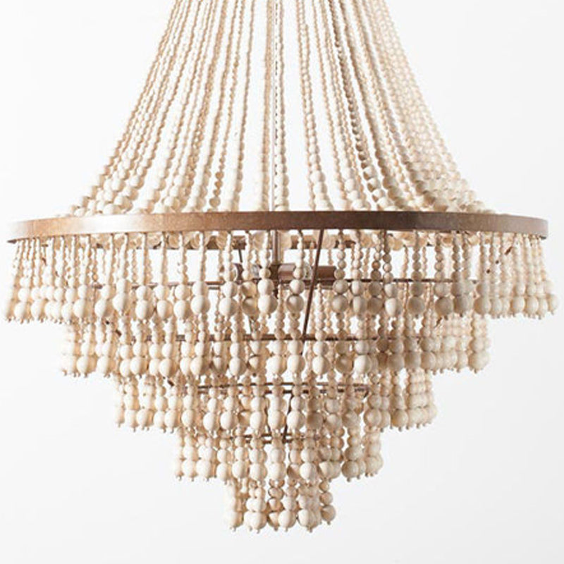 Avrinir Lustre Bois Luxe Postmoderne Grand