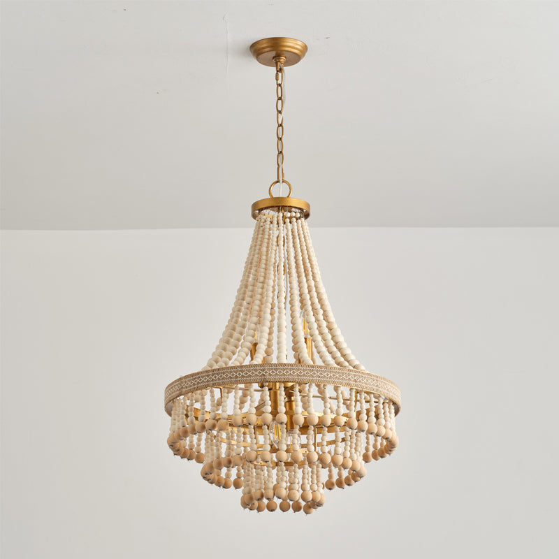 Avrinir Lustre Bois Luxe Postmoderne Grand