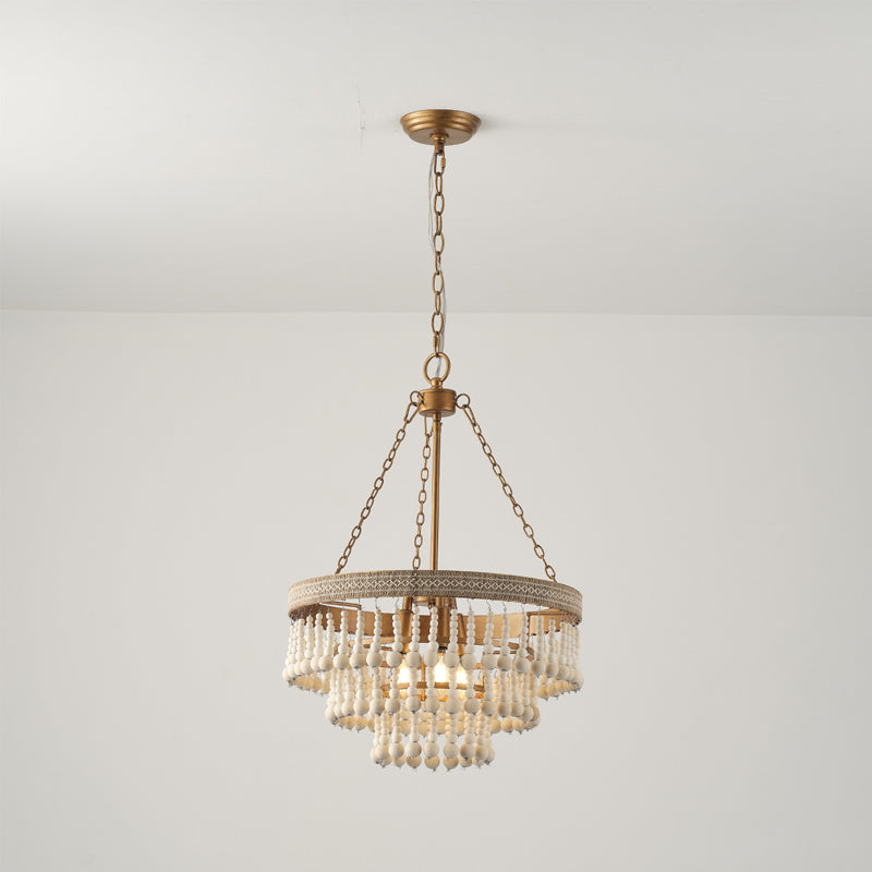 Avrinir Lustre Bois Luxe Postmoderne Grand