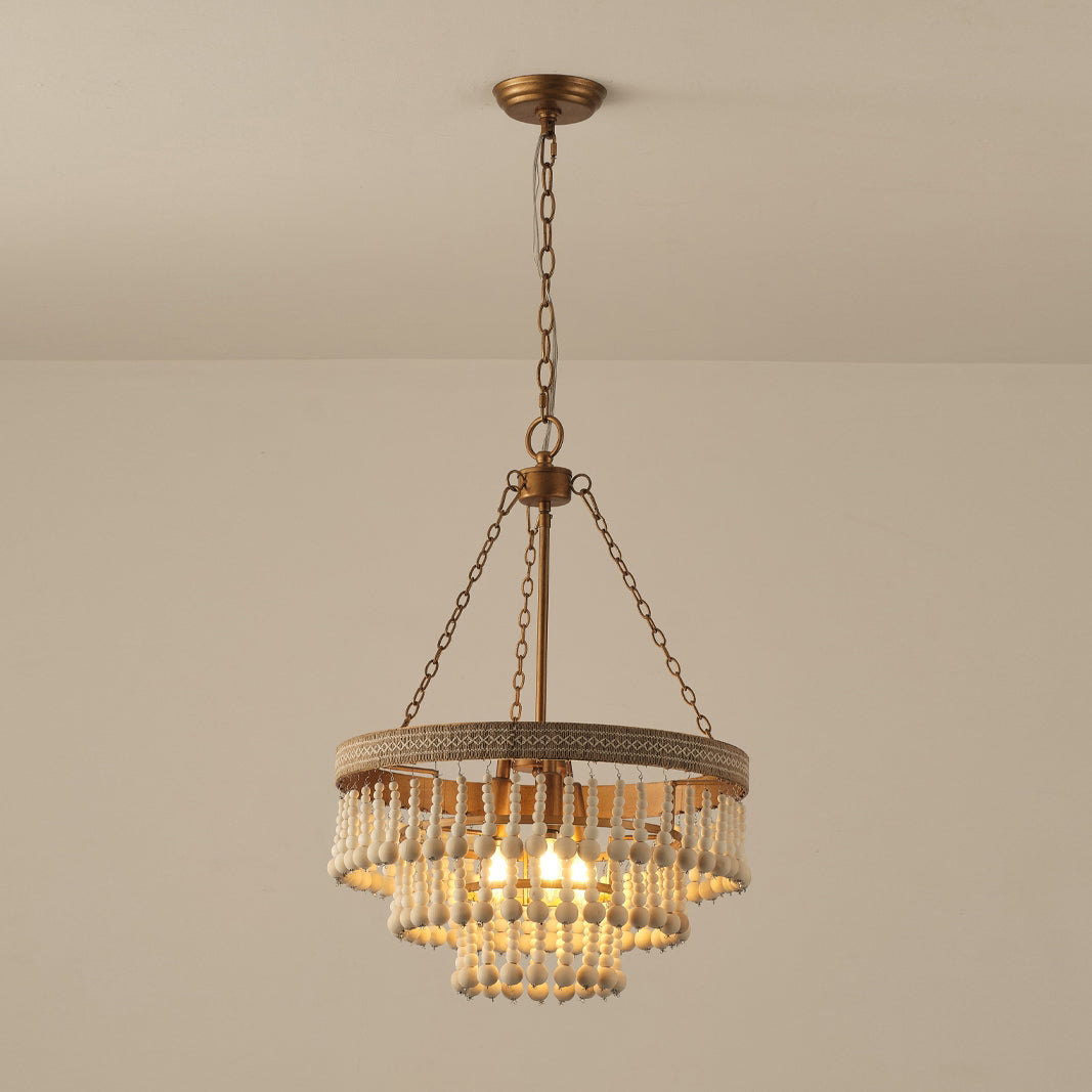 Avrinir Lustre Bois Luxe Postmoderne Grand
