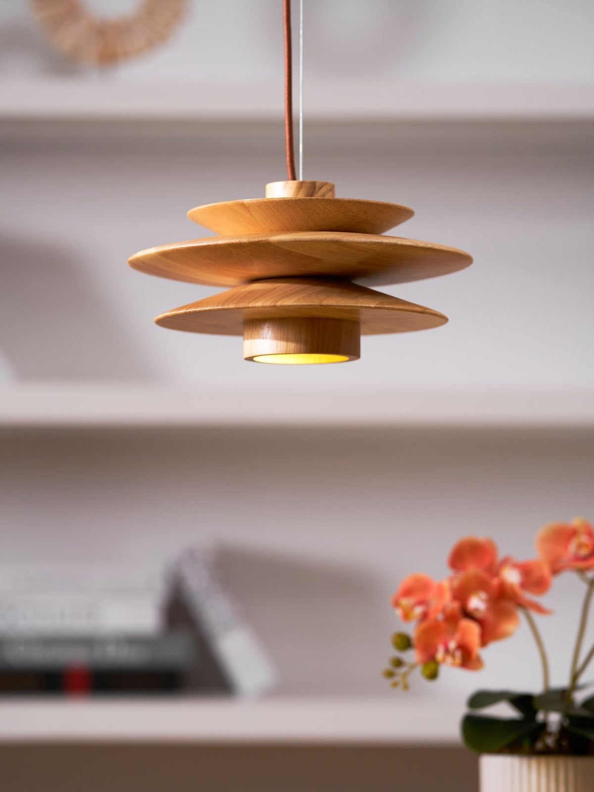 Eldora Suspension Rétro en Bois