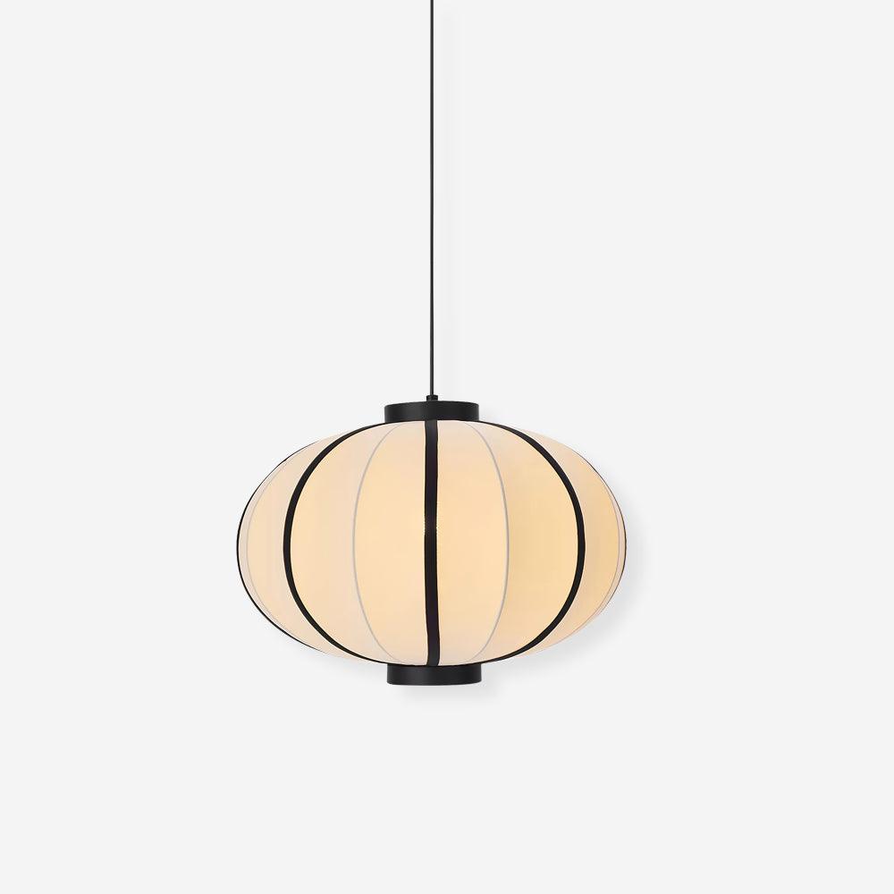 Lumara Pendant Lamp Fabric Lantern Frame Vintage-Neutral Decor