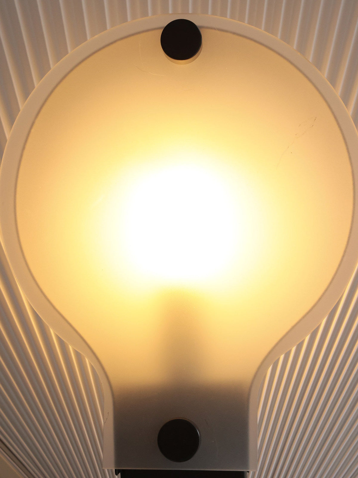 Pleated Fan Floor Lamp-Neutral Decor