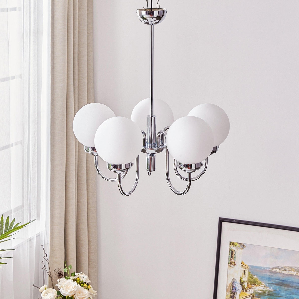 Sorenoris Lustre Globe Chrome
