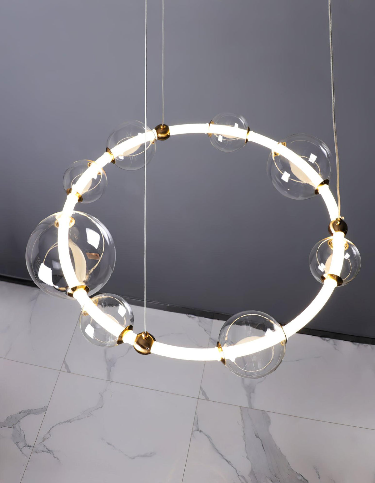Therilia Lustre en Verre Minimaliste