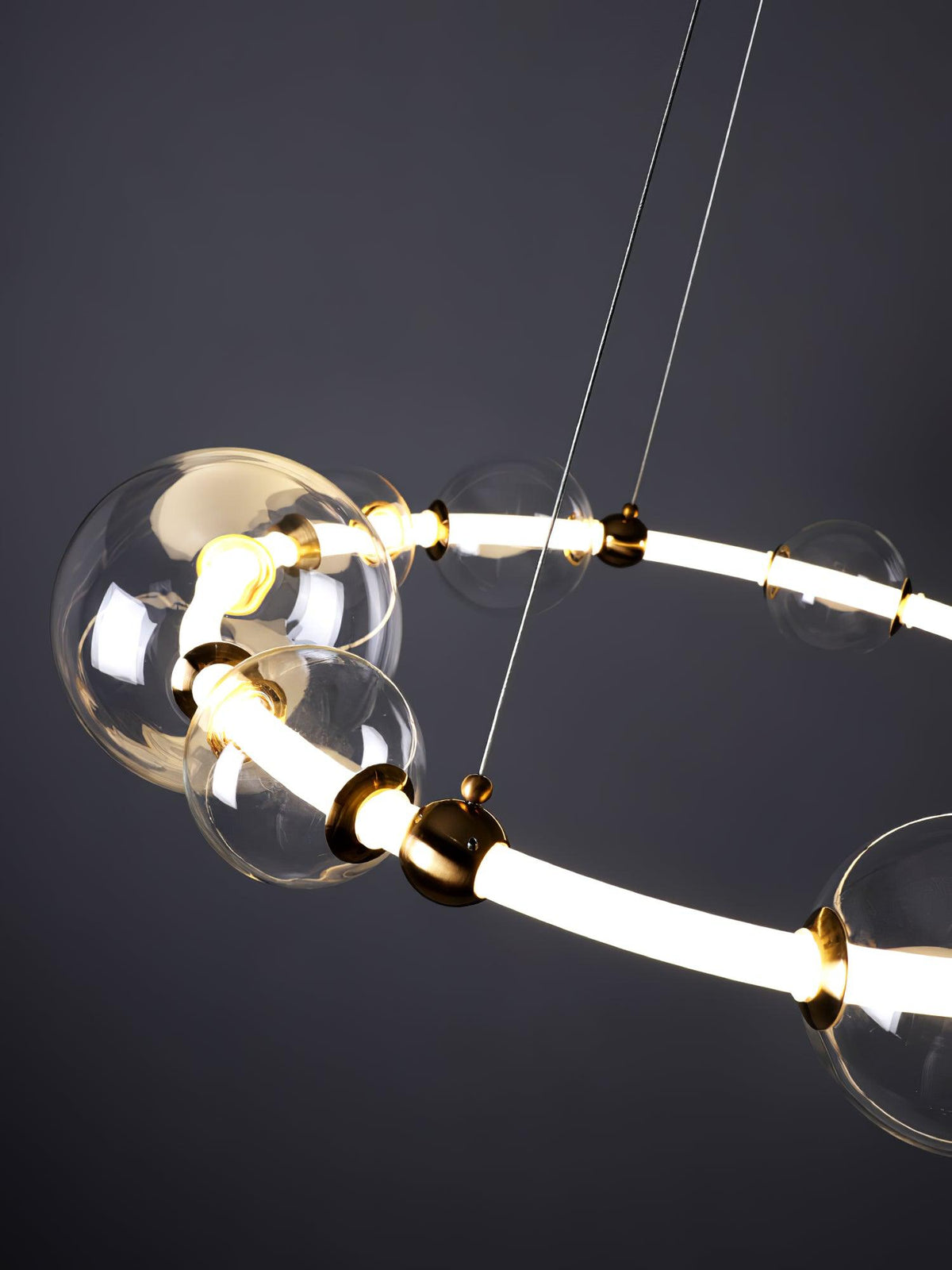 Therilia Lustre en Verre Minimaliste