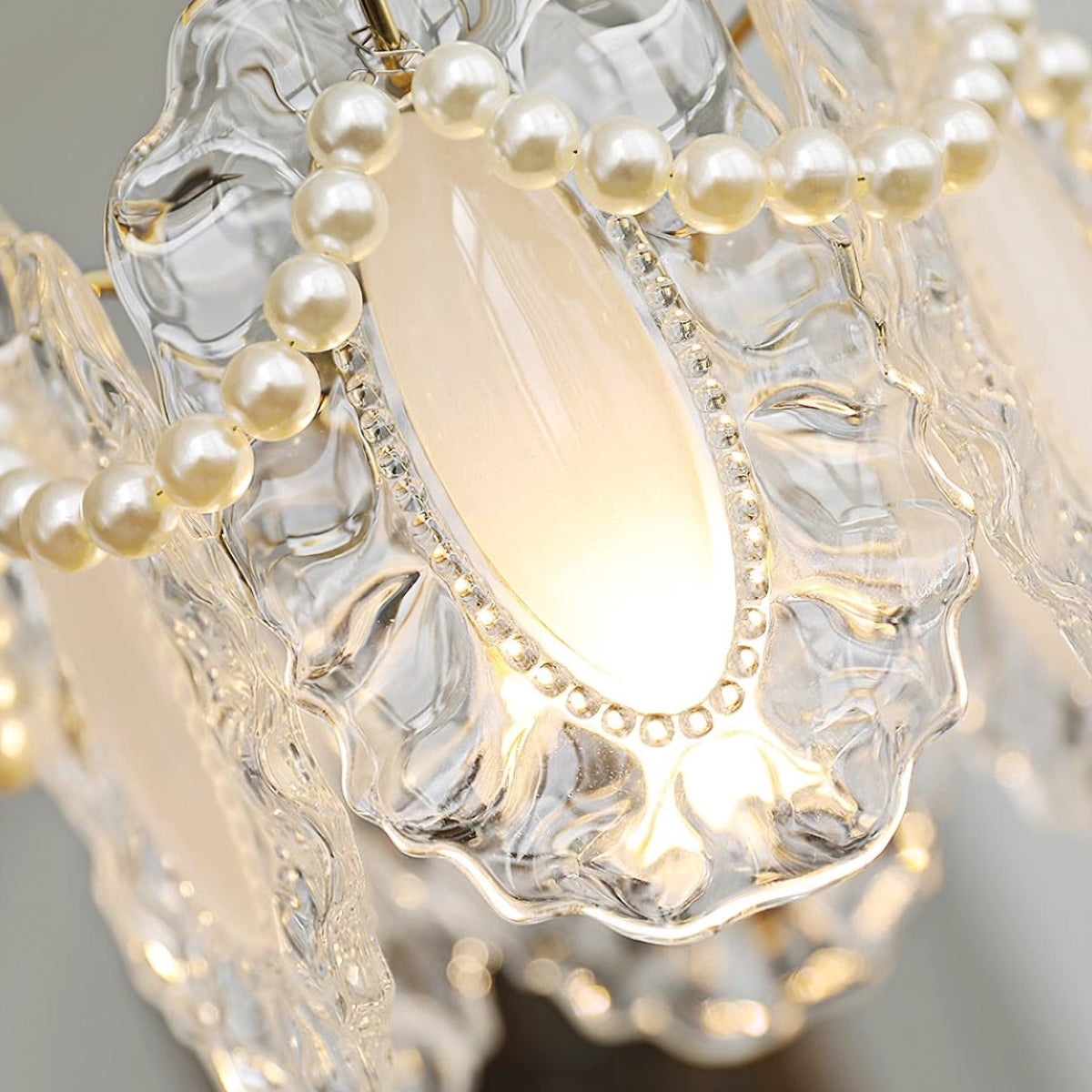 Elysia Glass Shade Pendant Light-Neutral Decor