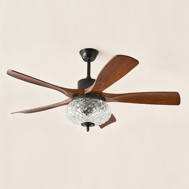 The fan in motion, demonstrating its cooling function.