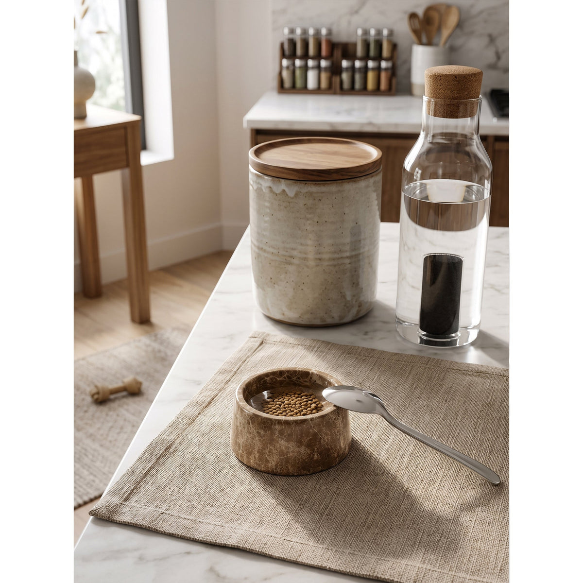Corvenwick Gamelle Pour Animal En Marbre