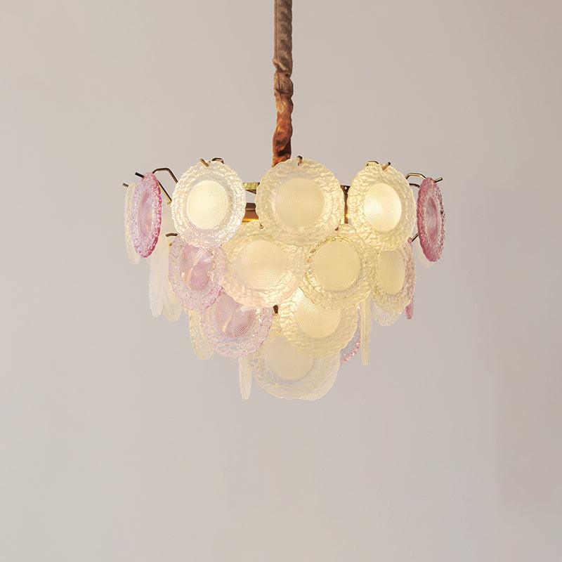 Morona Lustre Disque de Verre Superposé Ludique