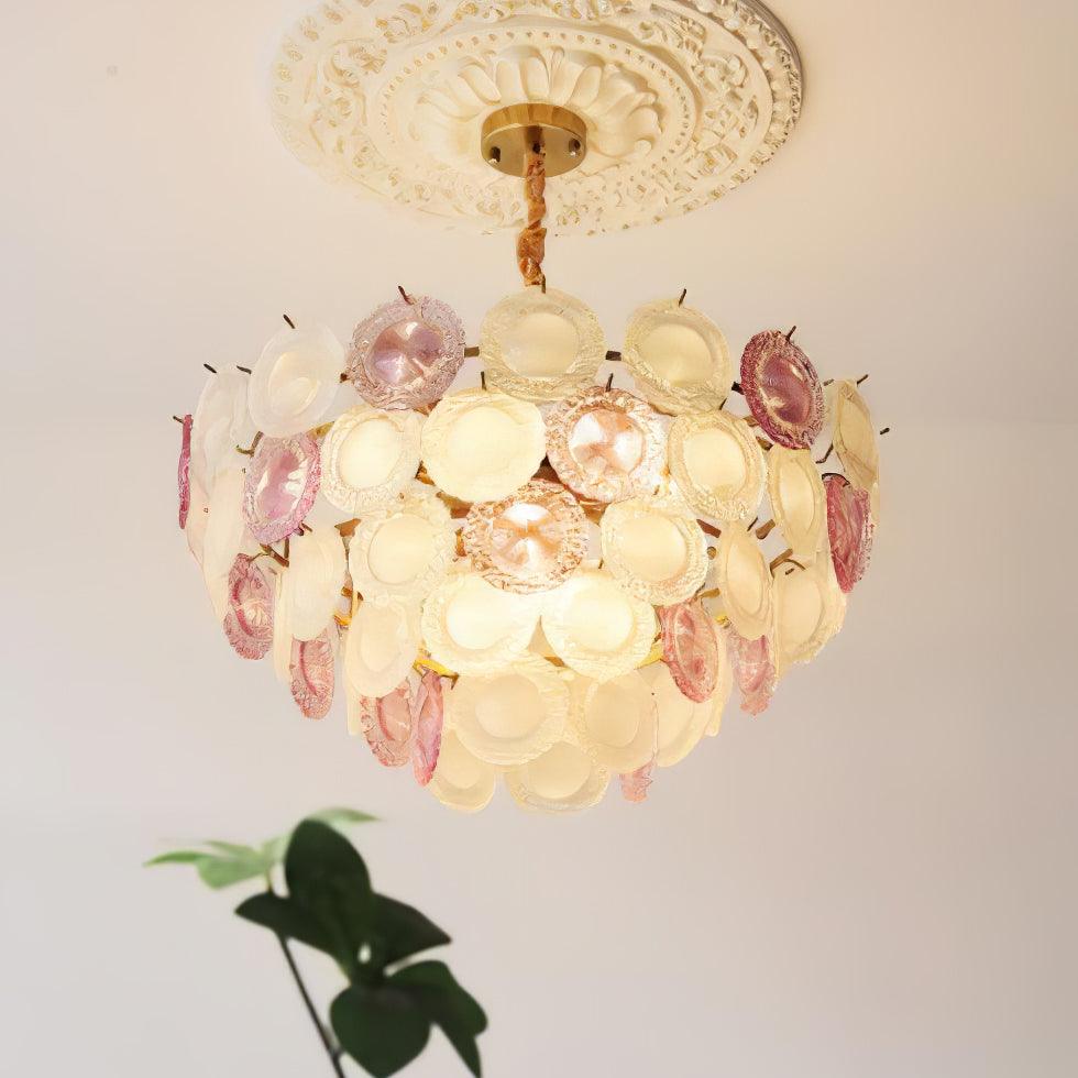 Morona Lustre Disque de Verre Superposé Ludique