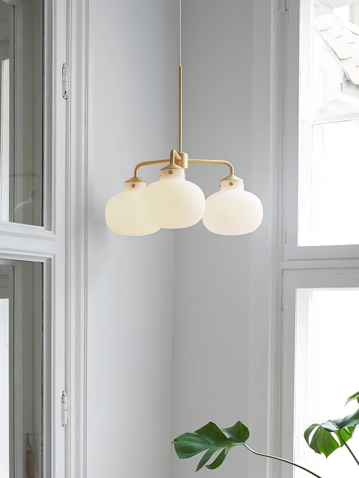 Halo Suspension Contemporaine en Verre